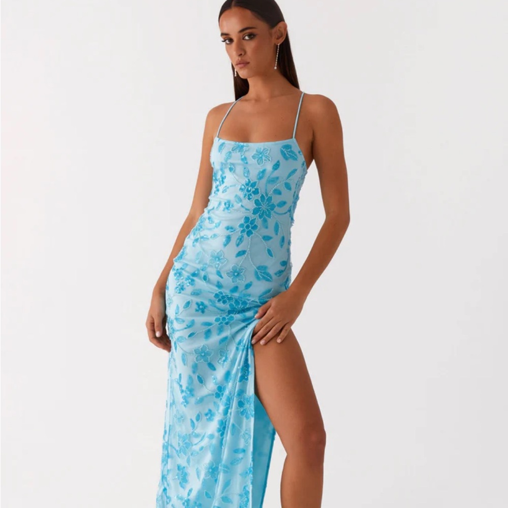 Peppermayo Bright Blue Maxi Dress